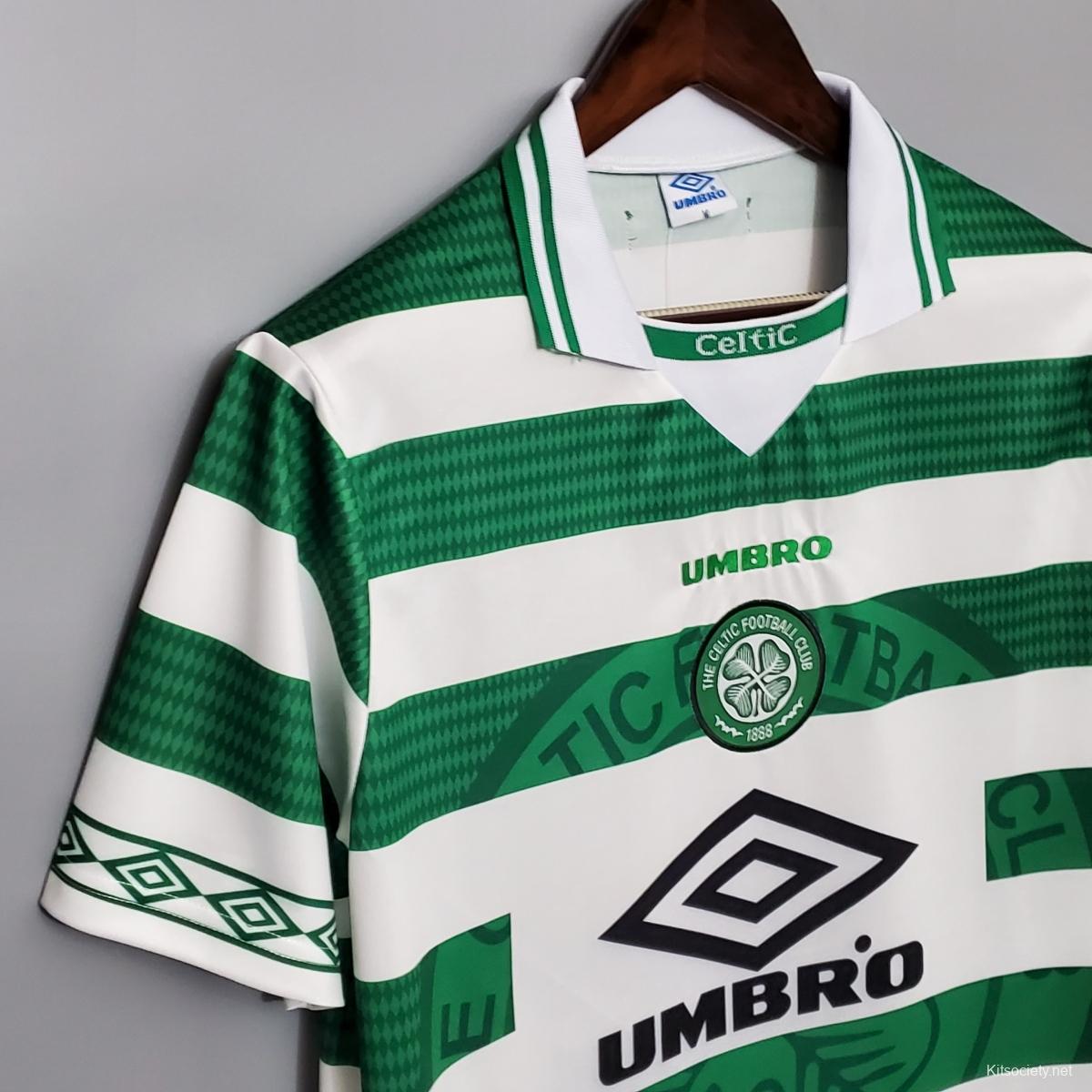 Retro 98/99 Celtic Home Champion Jersey - Kitsociety