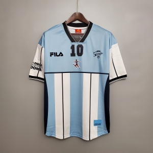 Retro 1996 Argentina Home Jersey - Kitsociety