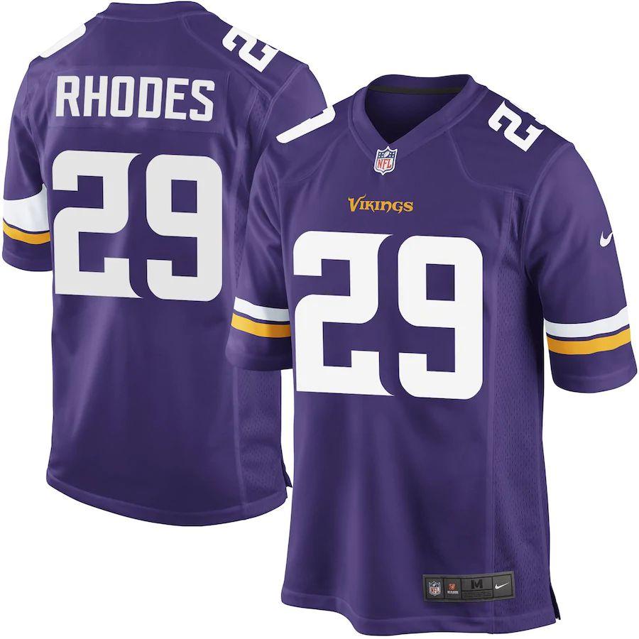 Youth Xavier Rhodes Purple Player Limited Team Jersey - Kitsociety