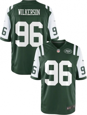 Men's Nike Trevon Wesco Gotham Green New York Jets Game Jersey