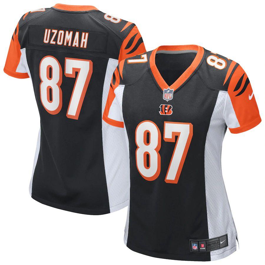 CJ Uzomah Signed White Custom Jersey Cincinnati Bengals