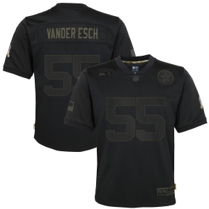 Leighton Vander Esch Dallas Cowboys Nike 2020 Salute To Service Limited  Jersey - Black