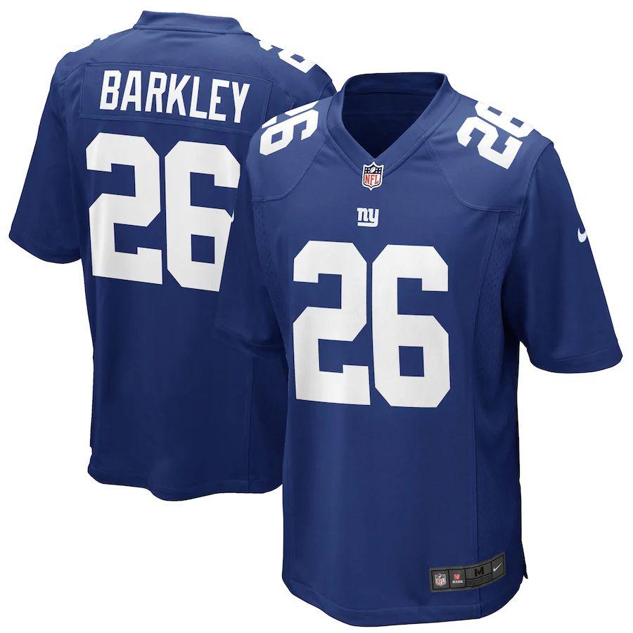 Youth Saquon Barkley White Rush Player Limited Team Jersey - Kitsociety