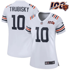 Brian Urlacher Chicago Bears Nike Women's 2019 100th Season Alternate Classic Retired Player Game Jersey - White Size: Small