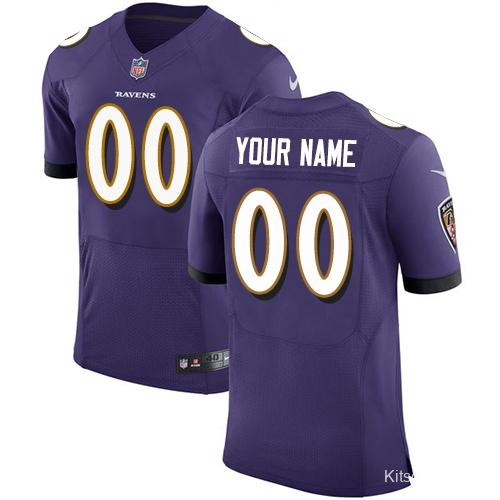 Men's Purple Customized Elite Team Jersey - Kitsociety