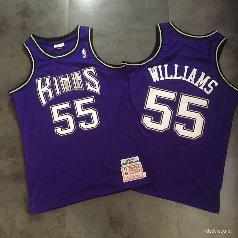 Mitchell & Ness Jason Williams Sacramento Kings Black Hardwood Classics 1998-99 Authentic Jersey Size: Medium