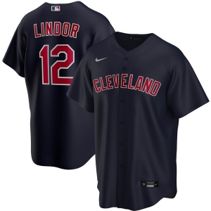 Cleveland Indians Nike Francisco Lindor Jersey Style Tee Youth Size Medium  NWT