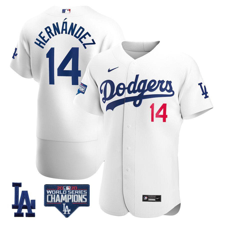 Women's Enrique Hernández White 2020 World Series Champions Home Player  Team Jersey - Kitsociety