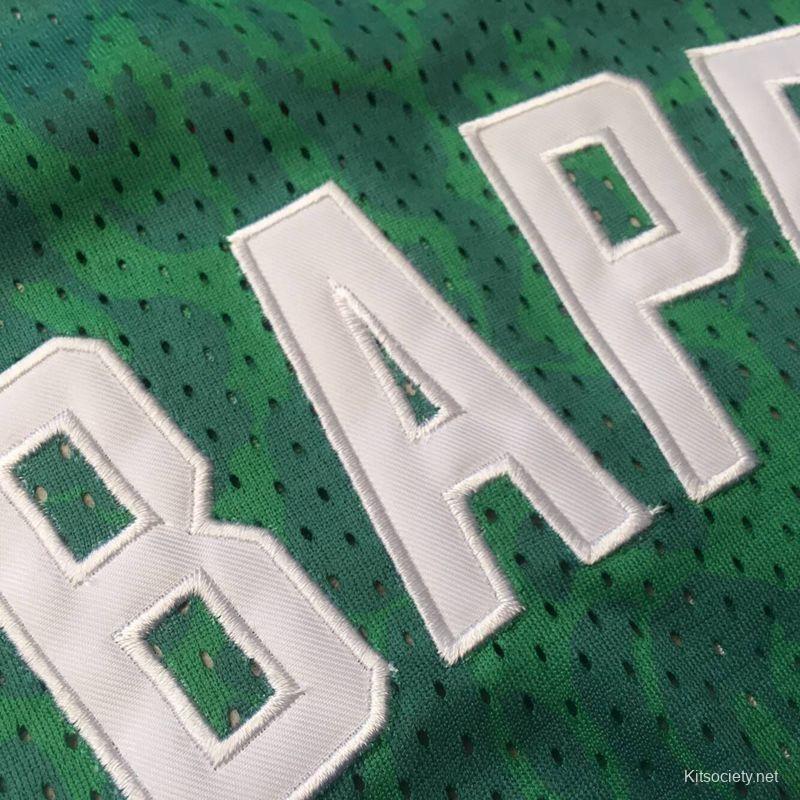 Men's BAPE Green Retro Classic Team Jersey - Kitsociety