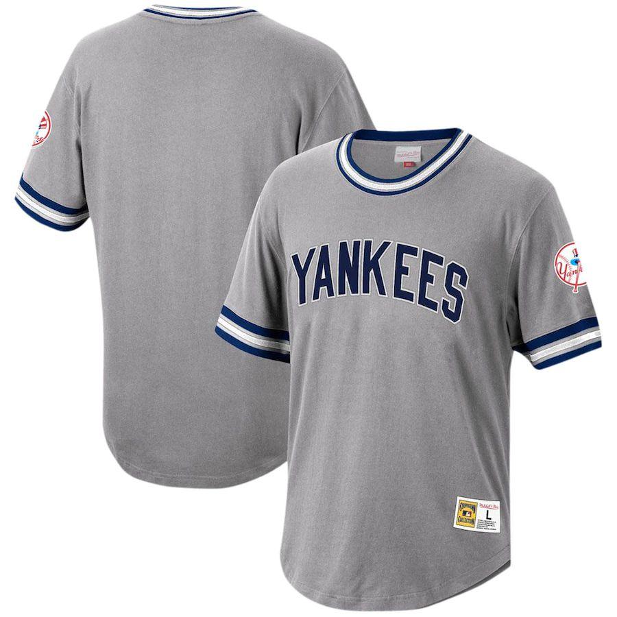 Youth Navy Cooperstown Collection Mesh Wordmark V-Neck Throwback Jersey -  Kitsociety