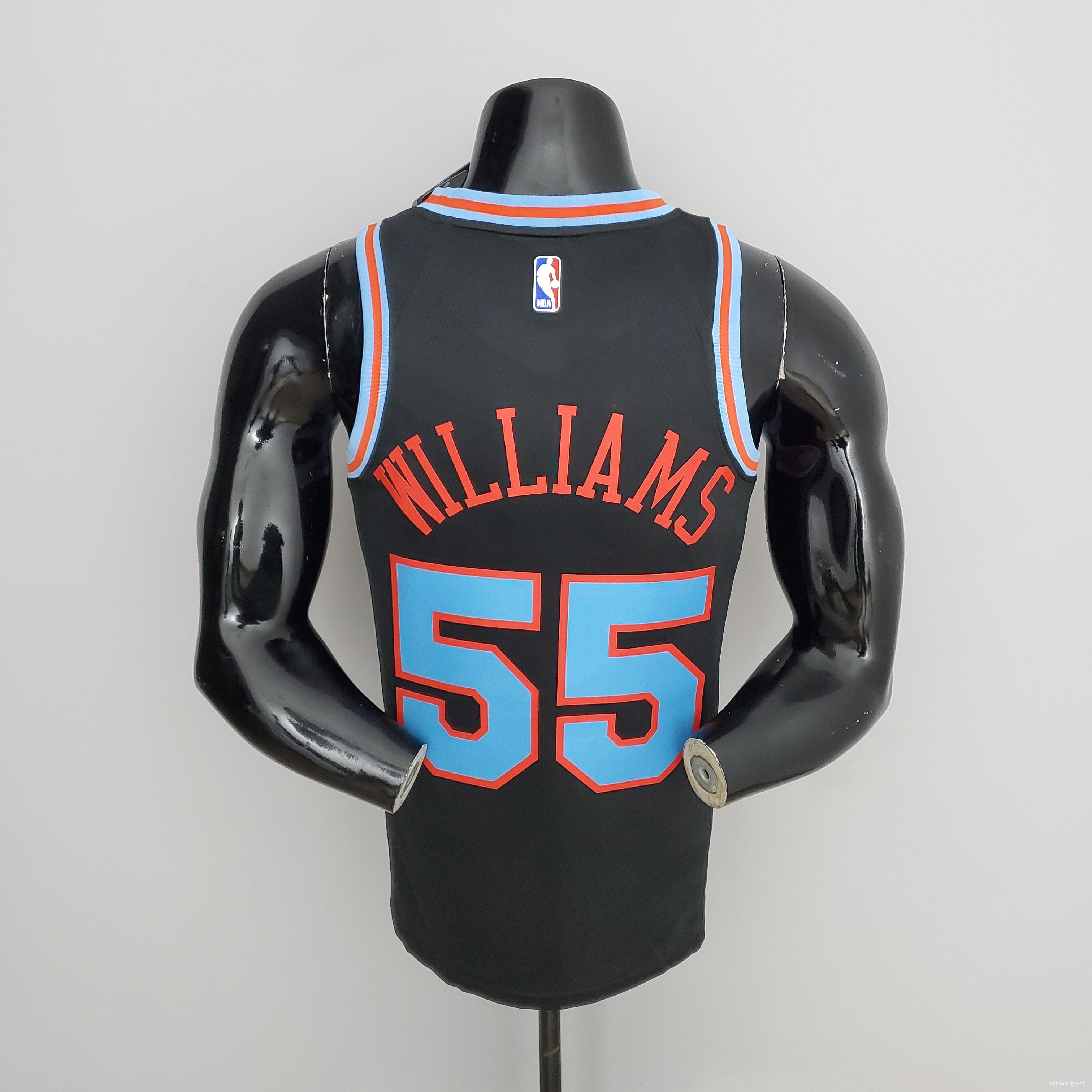 75th Anniversary New Orleans Pelicans Williams #1 Navy Blue NBA Jersey -  Kitsociety