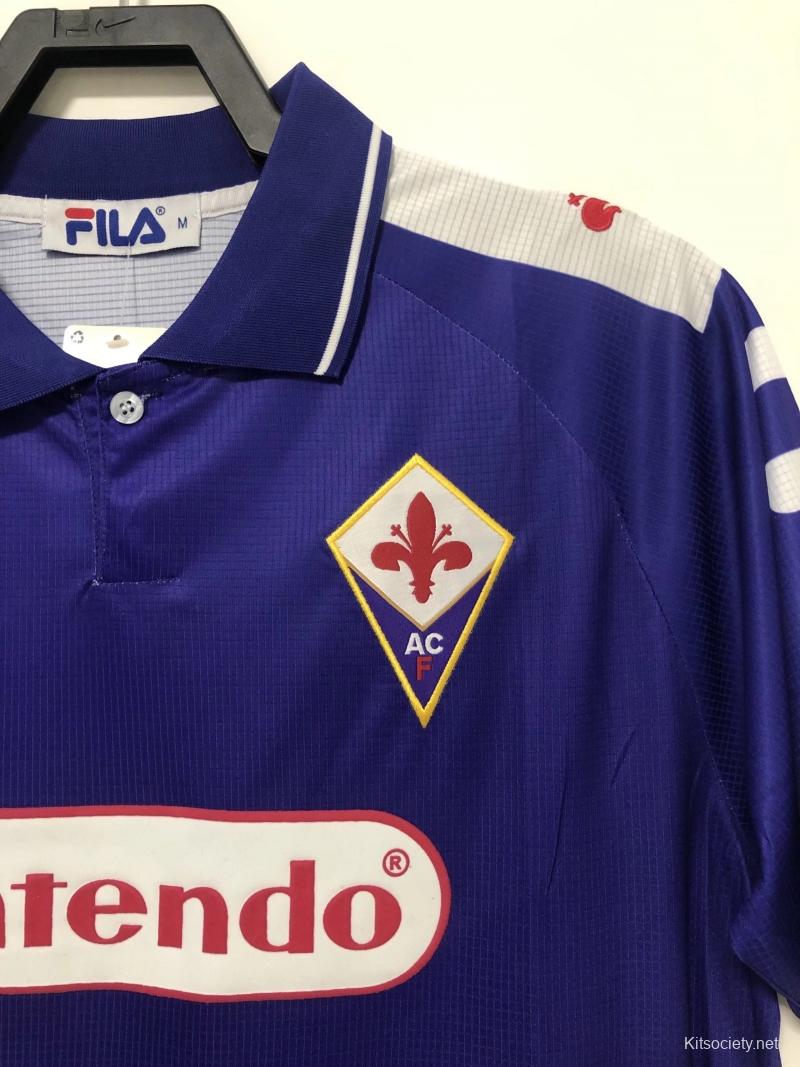 Fiorentina Home Jersey Retro 1998/99 - Long Sleeve