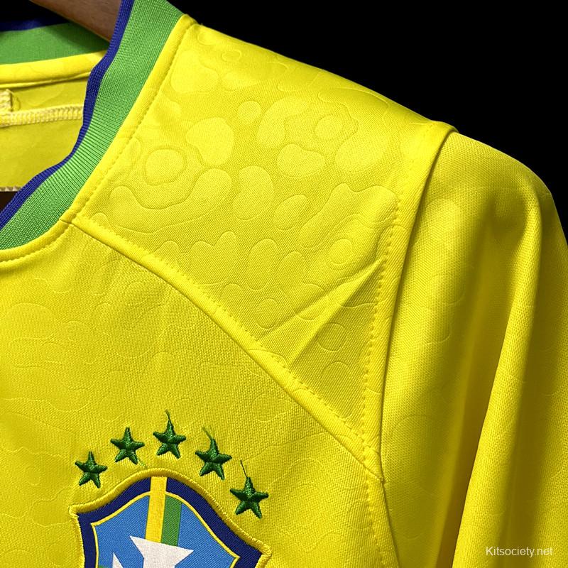 2022 Brazil Home Club World Cup National Team Soccer Jersey - Kitsociety