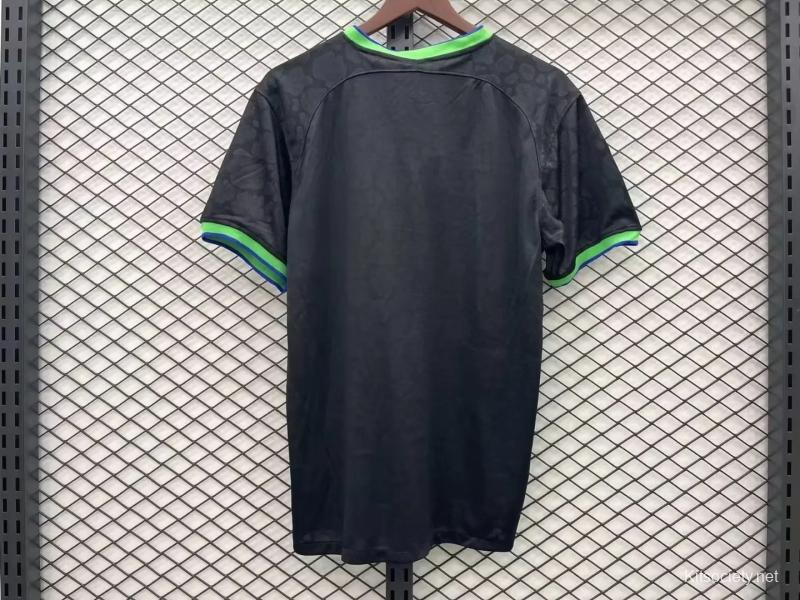 Mens Brazil Special Edition Jersey Black - Green 2022