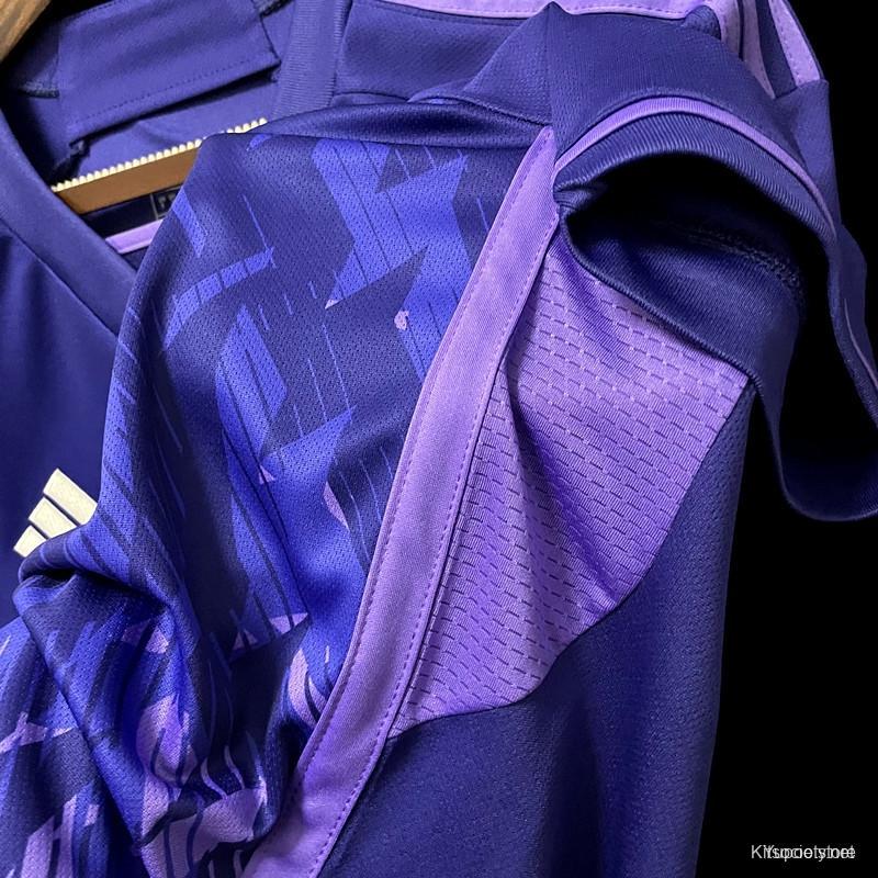 3-Stars Women 2023 Argentina Away Purple Jersey - Kitsociety