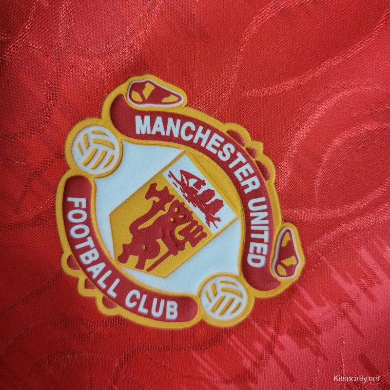 1990/92 Manchester United F.C. Home Jersey – Culturkits