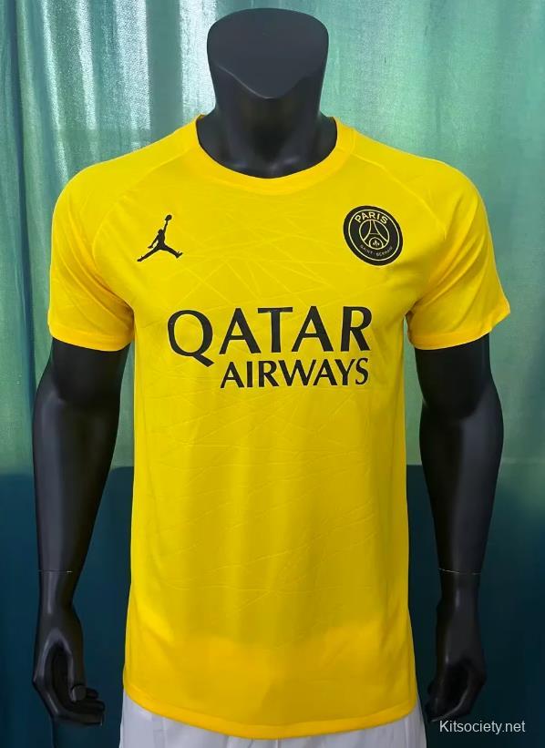 psg yellow jersey