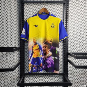 Cristiano Ronaldo Jersey T-shirt away Brown AL Nassr Fc 22/23