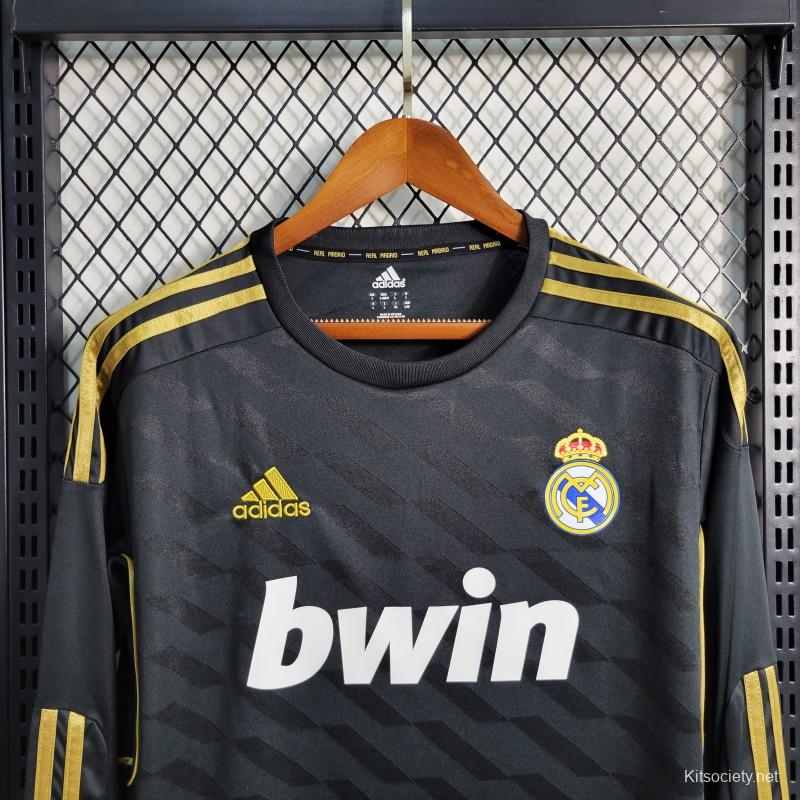 Retro 01/02 Real Madrid Away Black Jersey - Kitsociety