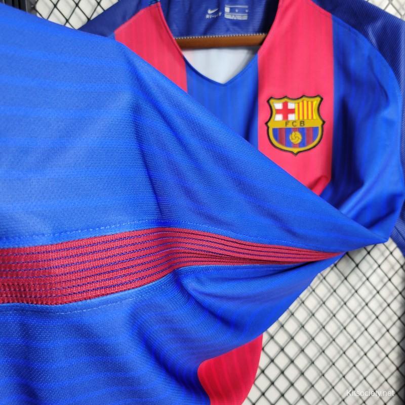 Retro Barcelona 06/07 home Soccer Jersey - Kitsociety