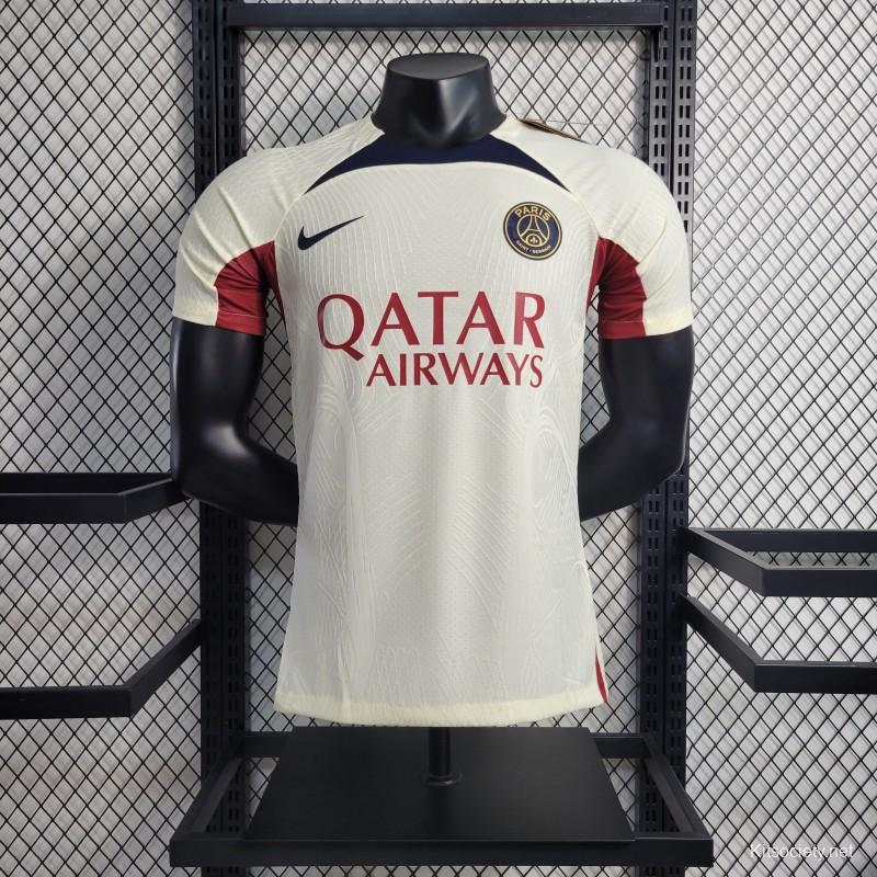 Player Version 23-24 PSG Training White Jersey - Kitsociety