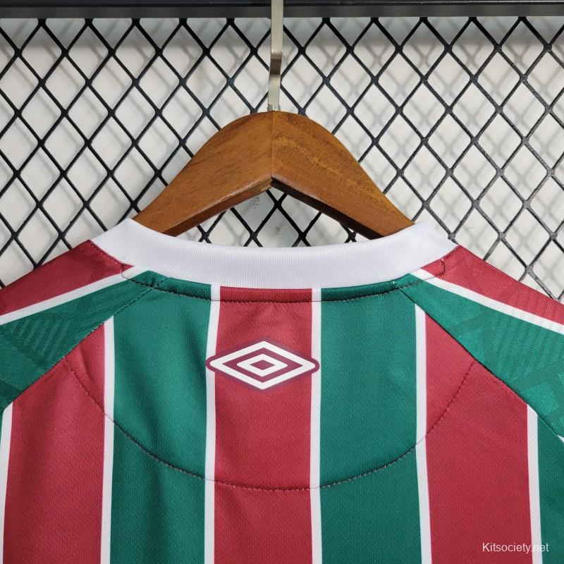 22/23 Fluminense Home Soccer Jersey - Kitsociety