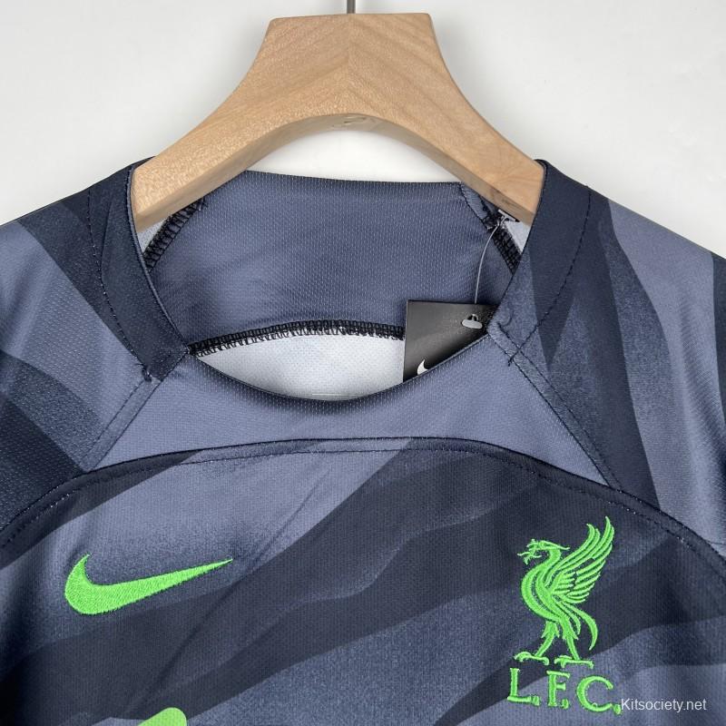 Nike Liverpool Youth Goalkeeper Jersey - Black