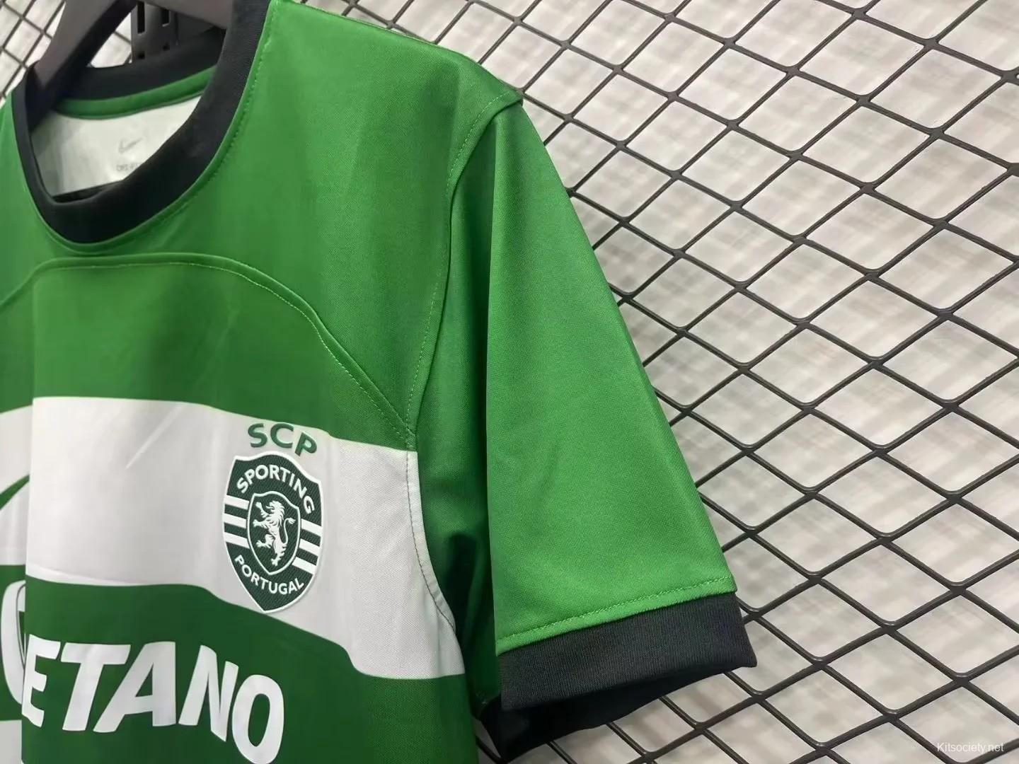 22/23 Sporting CP Home Jersey In Honor Of Cristiano Ronaldo - Kitsociety